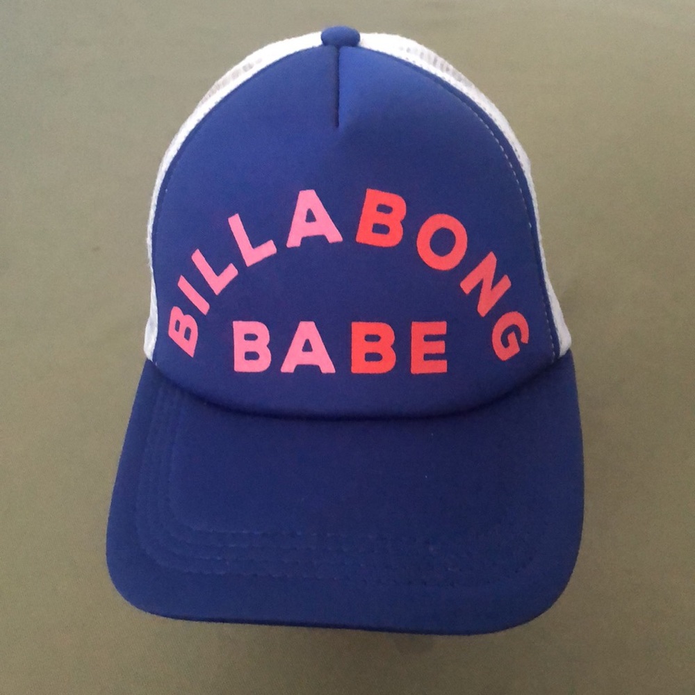 BILLABONG BaBe white/blue color adjustable hat/cap